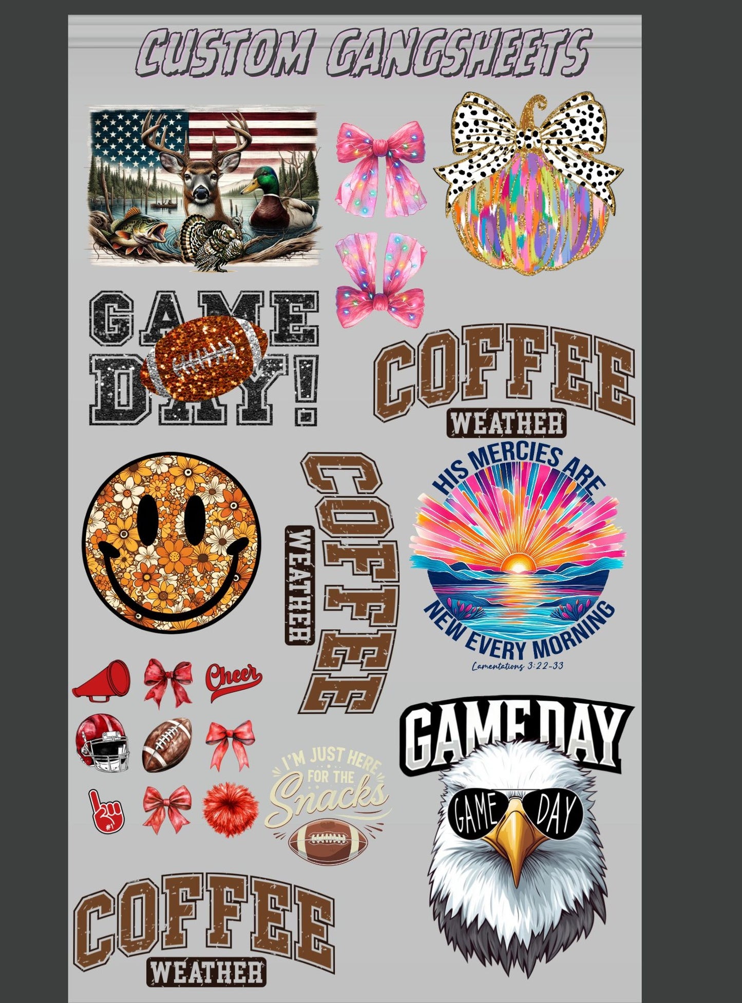 ✨ Glitter DTF Gangsheet Builder✨