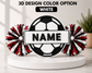 Personalized 3D Printed Soccer Cheer Stick | Custom Name & Team Colors | Soccer Spirit Pom Poms