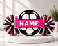 Personalized 3D Printed Soccer Cheer Stick | Custom Name & Team Colors | Soccer Spirit Pom Poms