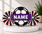Personalized 3D Printed Soccer Cheer Stick | Custom Name & Team Colors | Soccer Spirit Pom Poms