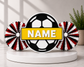 Personalized 3D Printed Soccer Cheer Stick | Custom Name & Team Colors | Soccer Spirit Pom Poms