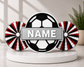 Personalized 3D Printed Soccer Cheer Stick | Custom Name & Team Colors | Soccer Spirit Pom Poms