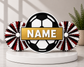Personalized 3D Printed Soccer Cheer Stick | Custom Name & Team Colors | Soccer Spirit Pom Poms