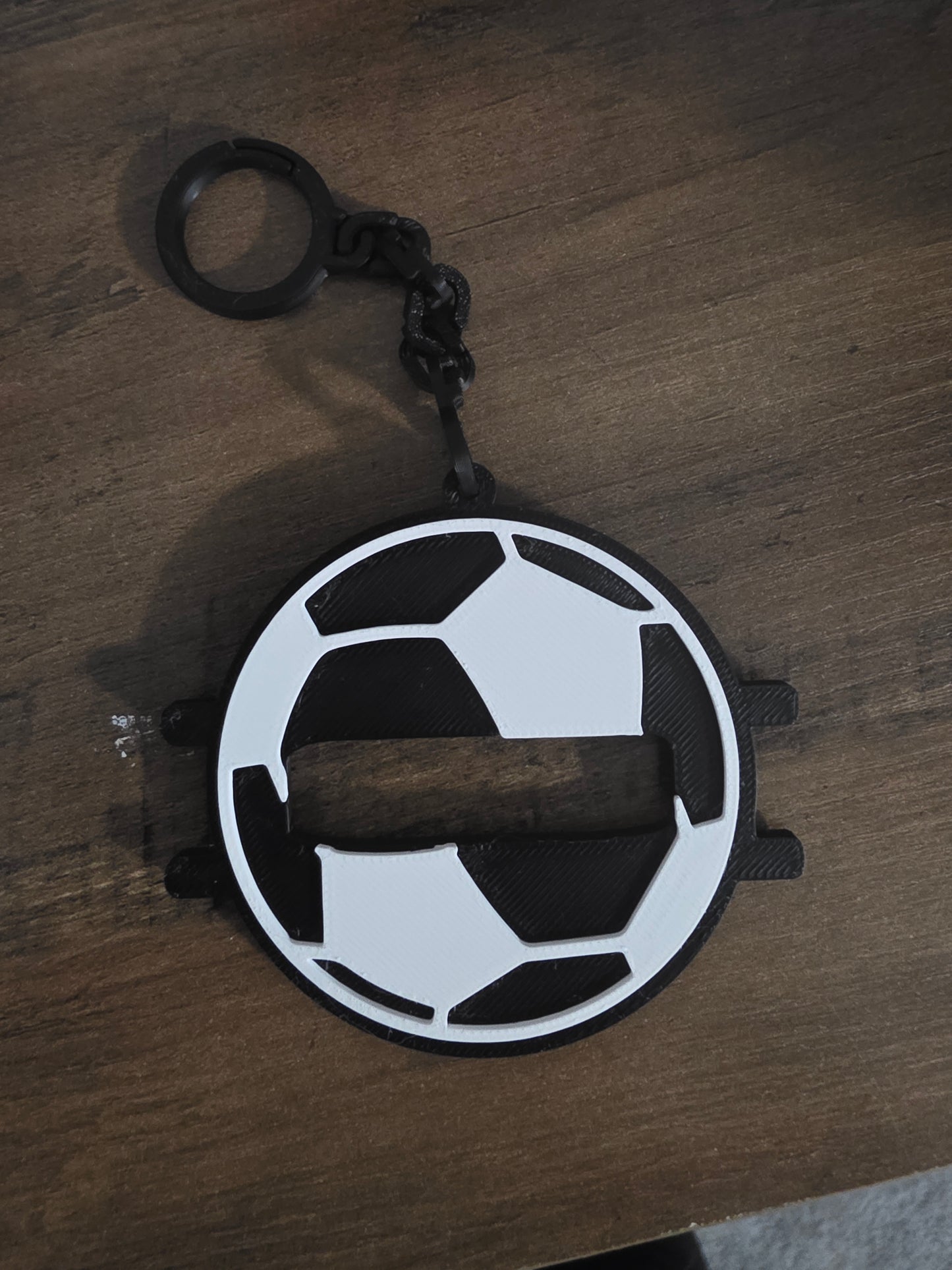 3d soccer hair tie